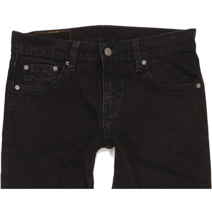 Levi's 511 Men Black Straight Slim Stretch Jeans W30 L32