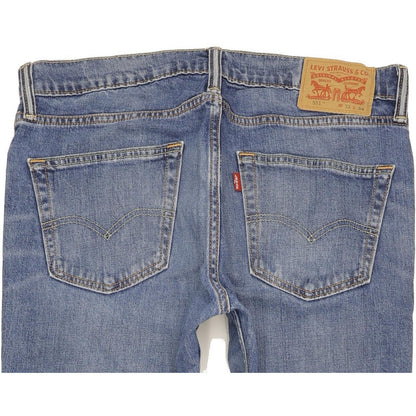 Levi's 511 Men Blue Straight Slim Stretch Jeans W33 L34