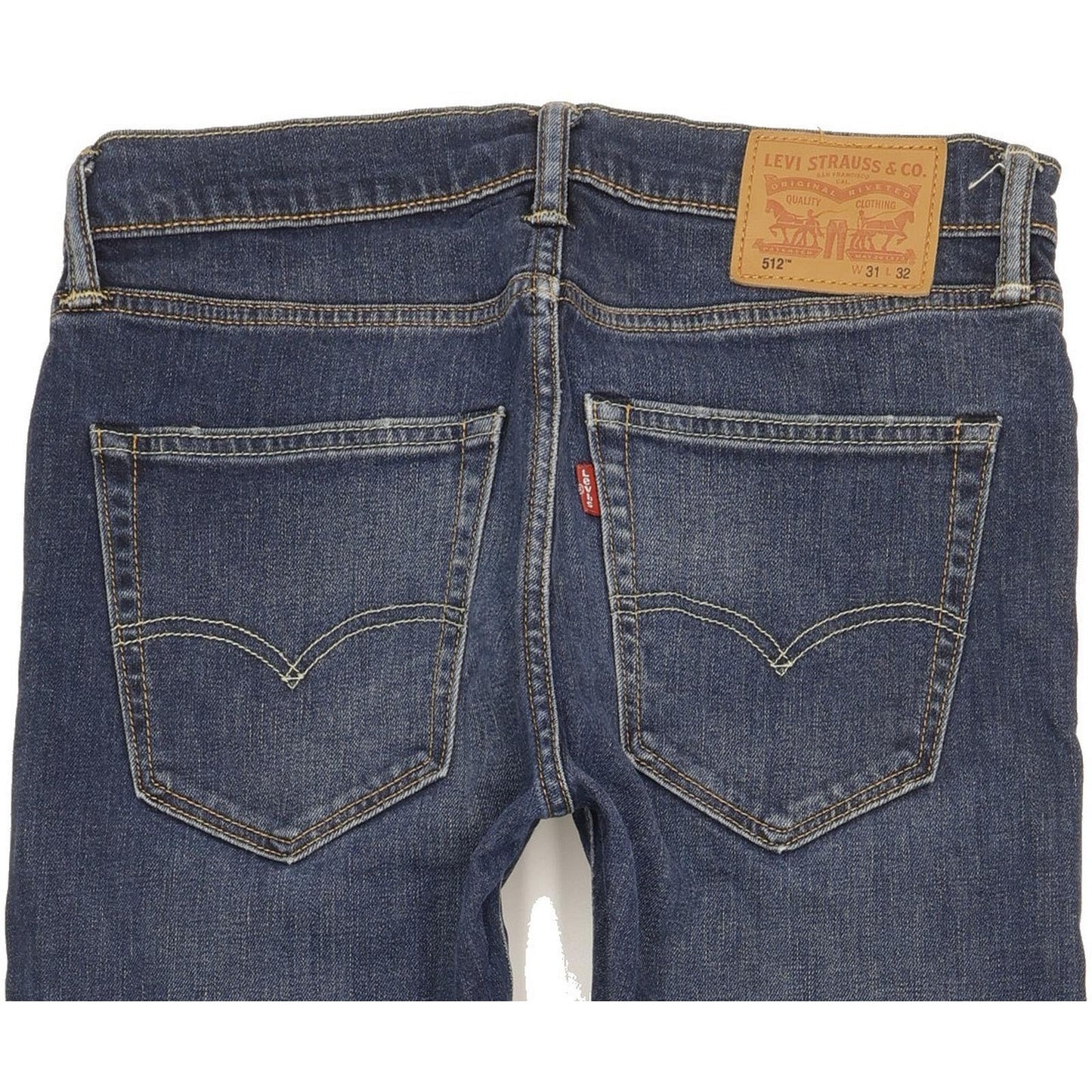 Levi's 512 Men Blue Tapered Slim Stretch Jeans W31 L31