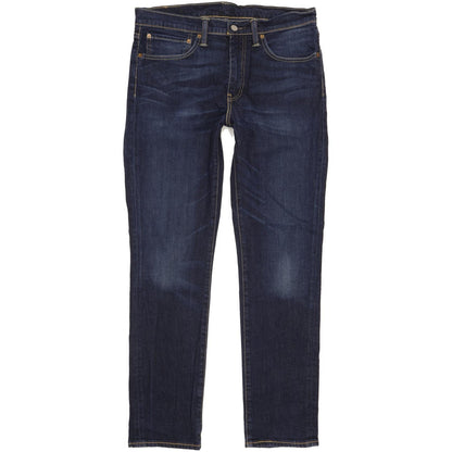 Levi's 511 Men Blue Straight Slim Stretch Jeans W34 L31