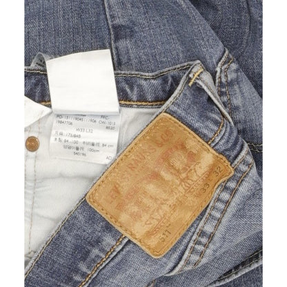 Levi's 511 Men Blue Straight Slim Jeans W33 L31