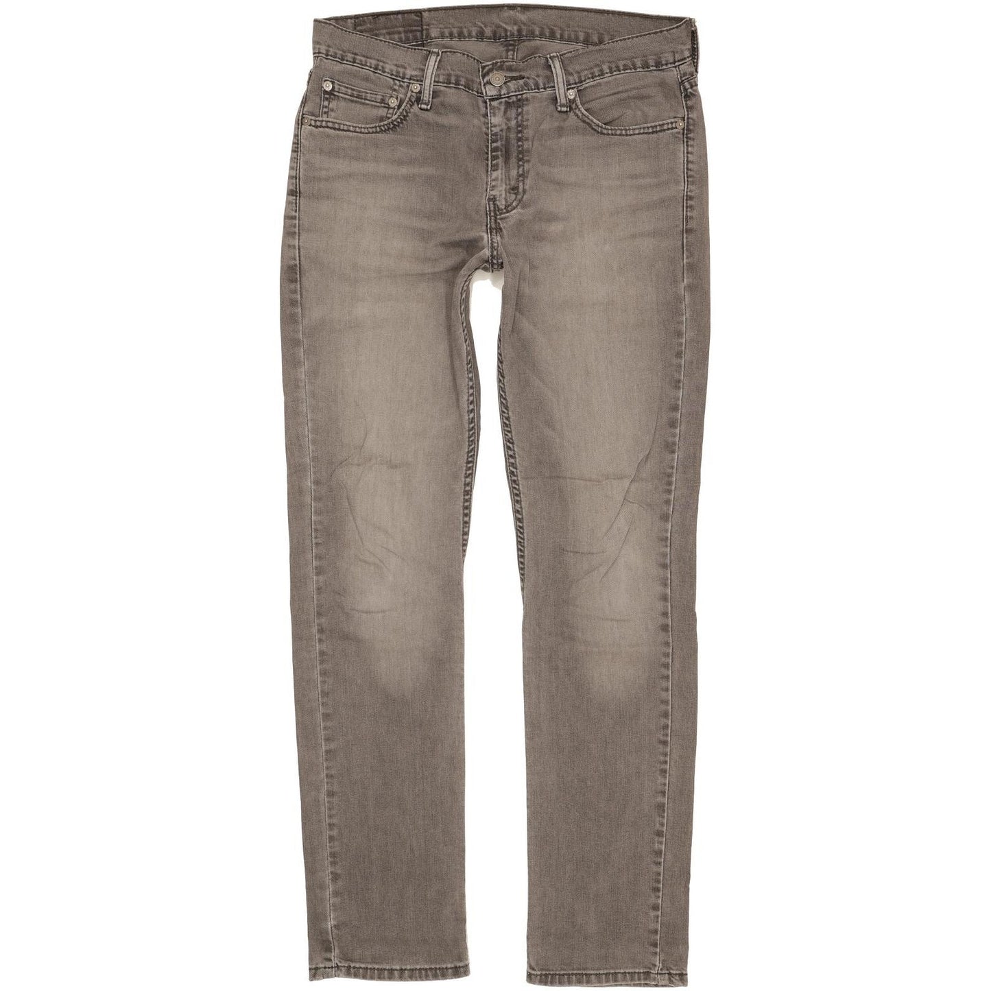 Levi's 511 Men Grey Straight Slim Stretch Jeans W33 L33