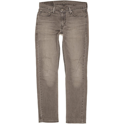 Levi's 511 Men Grey Straight Slim Stretch Jeans W33 L33