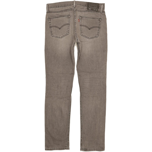 Levi's 511 Men Grey Straight Slim Stretch Jeans W33 L33