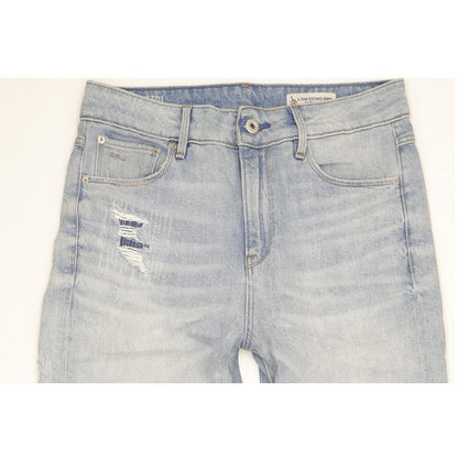 G-Star 3301 High 90'S Blue Straight Relaxed Jeans High Waisted W28 L32
