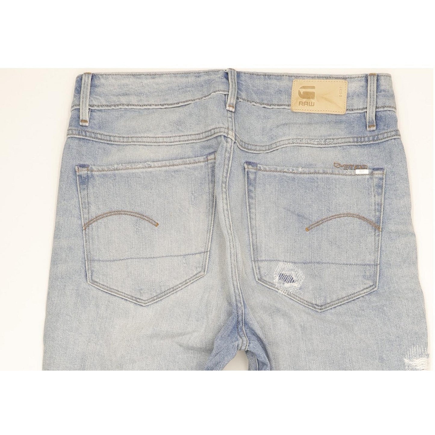 G-Star 3301 High 90'S Blue Straight Relaxed Jeans High Waisted W28 L32
