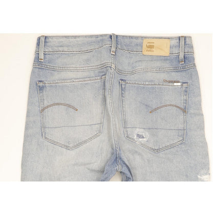 G-Star 3301 High 90'S Blue Straight Relaxed Jeans High Waisted W28 L32