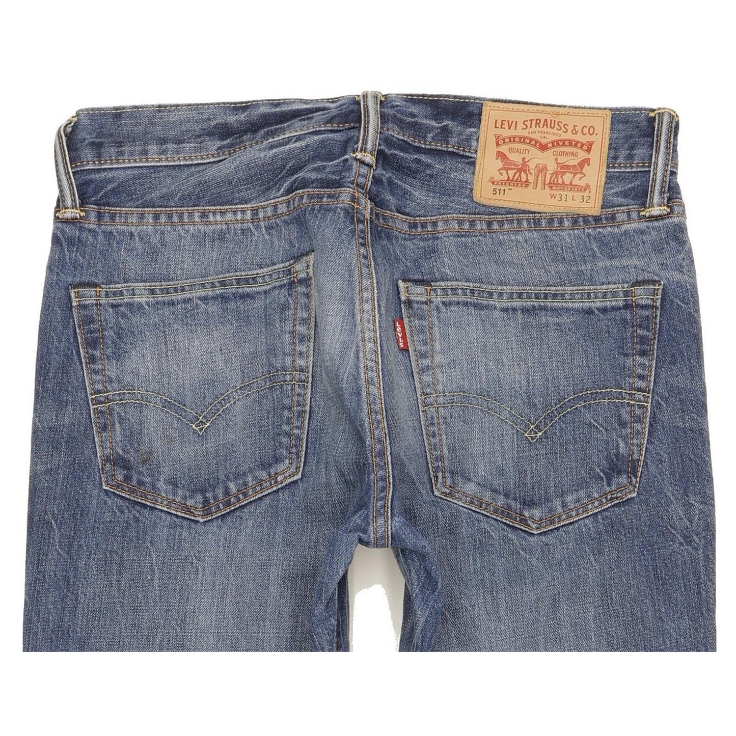 Levi's 511 Men Blue Straight Slim Jeans W31 L31