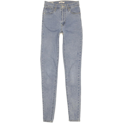 Levi's Mile Blue Skinny Slim Stretch Jeans High Waisted W27 L34