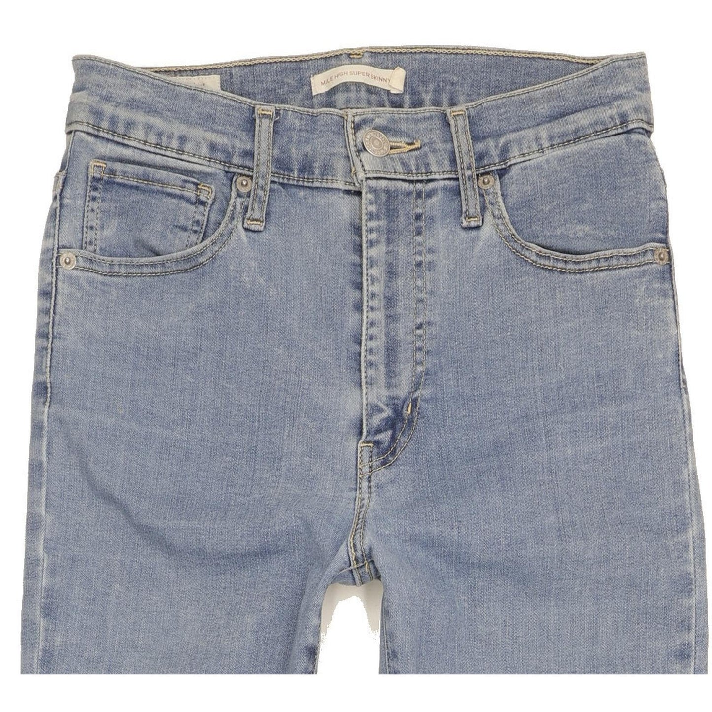 Levi's Mile Blue Skinny Slim Stretch Jeans High Waisted W27 L34