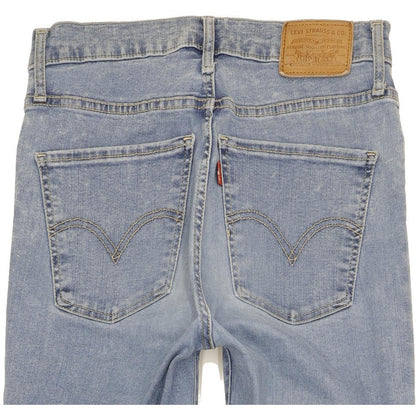 Levi's Mile Blue Skinny Slim Stretch Jeans High Waisted W27 L34
