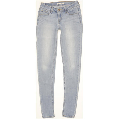 Levi's 535 Super Women Blue Skinny Slim Stretch Jeans W26 L32