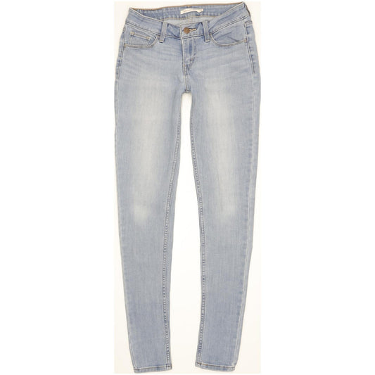 Levi's 535 Super Women Blue Skinny Slim Stretch Jeans W26 L32
