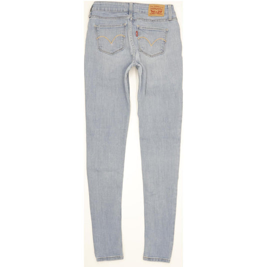 Levi's 535 Super Women Blue Skinny Slim Stretch Jeans W26 L32
