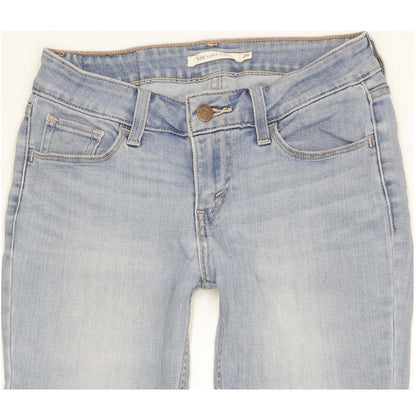 Levi's 535 Super Women Blue Skinny Slim Stretch Jeans W26 L32