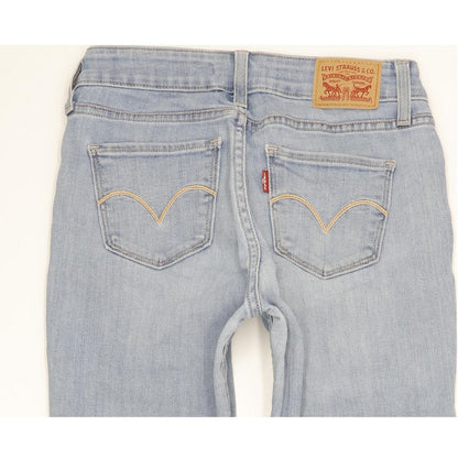 Levi's 535 Super Women Blue Skinny Slim Stretch Jeans W26 L32