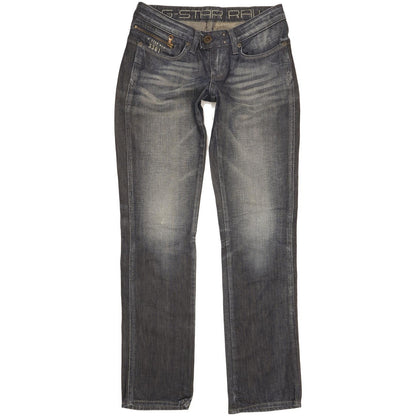 G-Star Spark Women Blue Straight Slim Stretch Jeans W26 L30