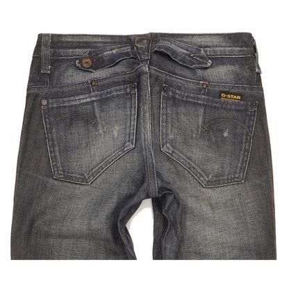 G-Star Spark Women Blue Straight Slim Stretch Jeans W26 L30