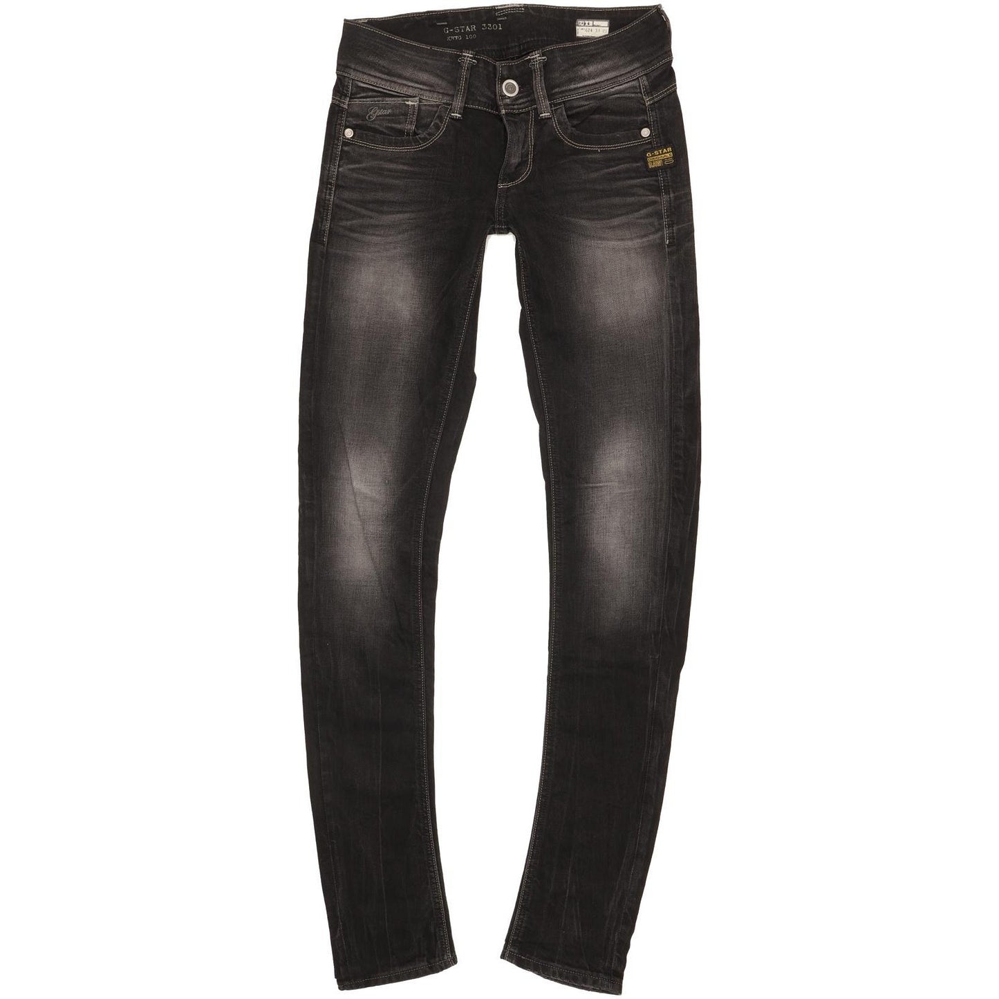 G-Star Lynn Women Black Skinny Slim Stretch Jeans W26 L34