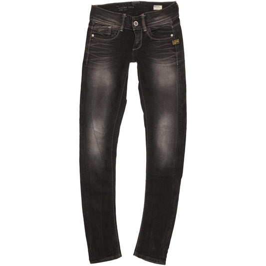 G-Star Lynn Women Black Skinny Slim Stretch Jeans W26 L34