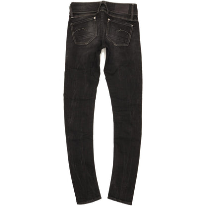 G-Star Lynn Women Black Skinny Slim Stretch Jeans W26 L34