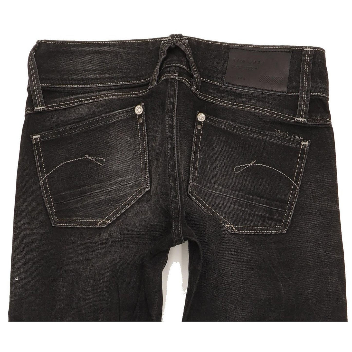 G-Star Lynn Women Black Skinny Slim Stretch Jeans W26 L34