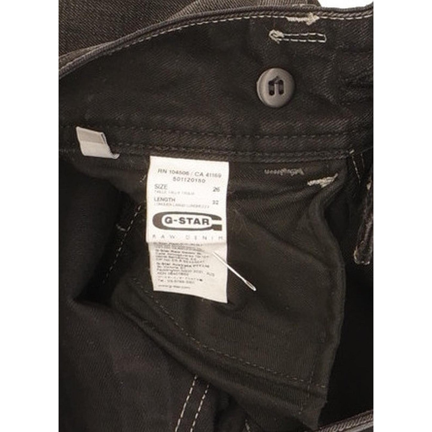 G-Star Lynn Women Black Skinny Slim Stretch Jeans W26 L34