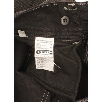 G-Star Lynn Women Black Skinny Slim Stretch Jeans W26 L34