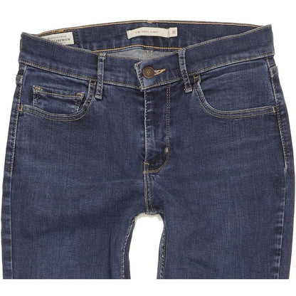 Levi's 710 Super Women Blue Skinny Slim Stretch Jeans W30 L29