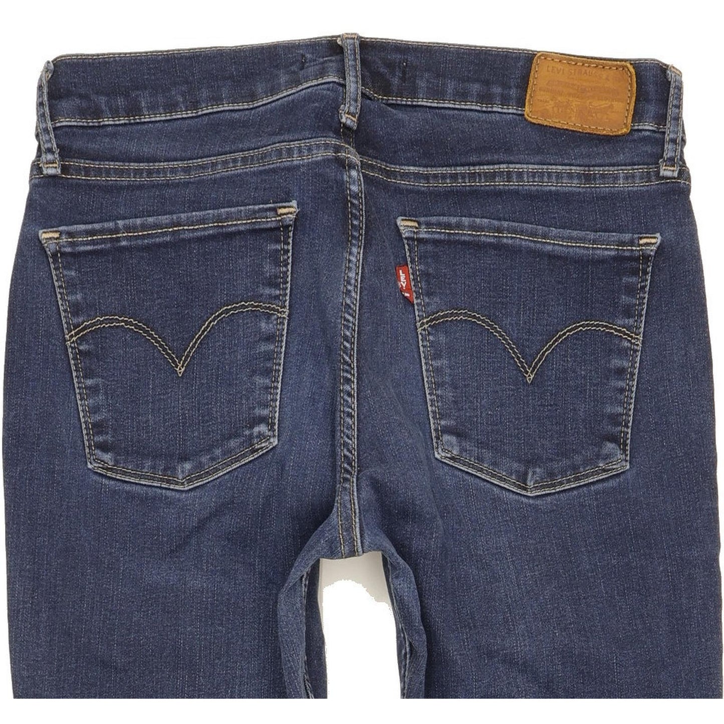 Levi's 710 Super Women Blue Skinny Slim Stretch Jeans W30 L29