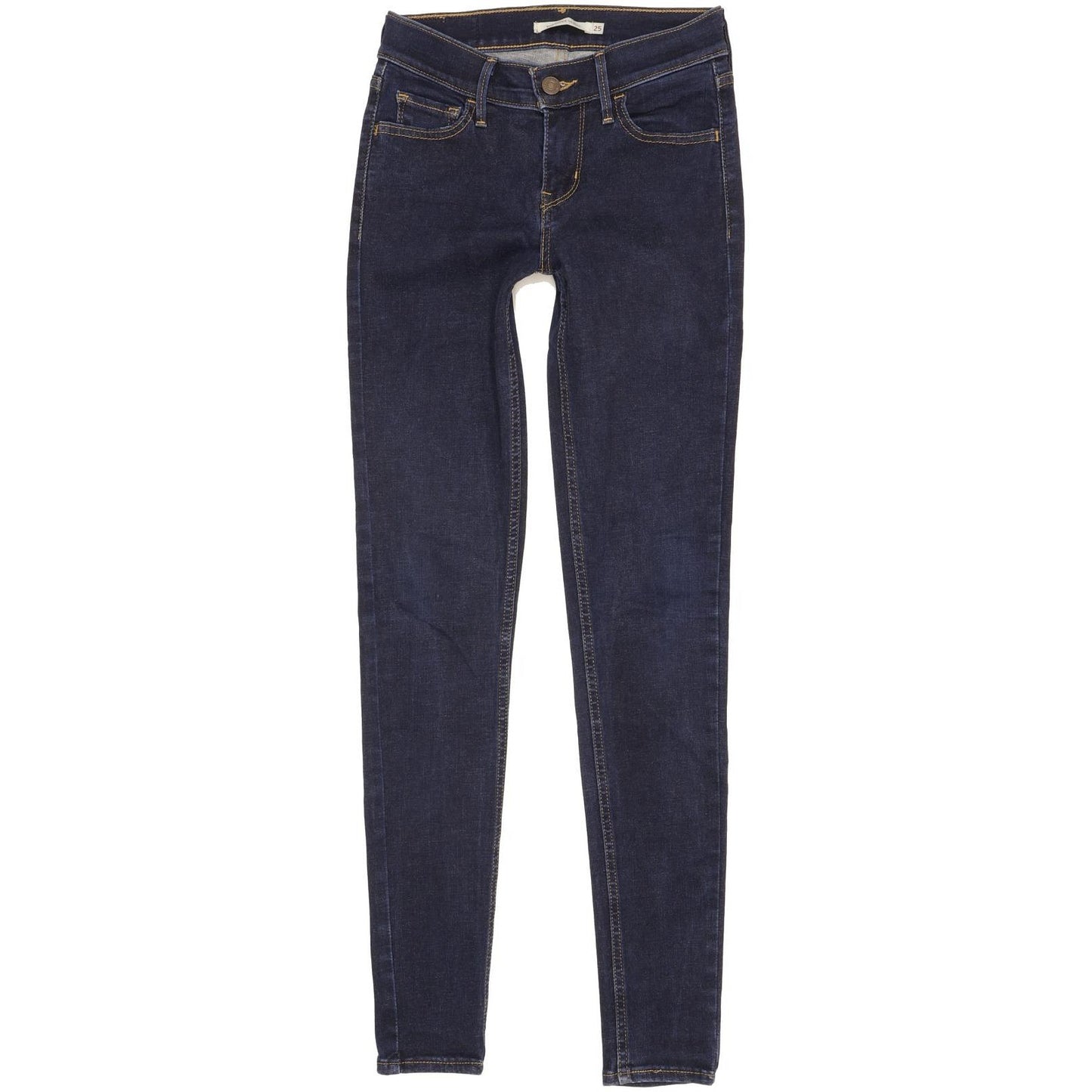 Levi's 710 Super Women Blue Skinny Slim Stretch Jeans W25 L30