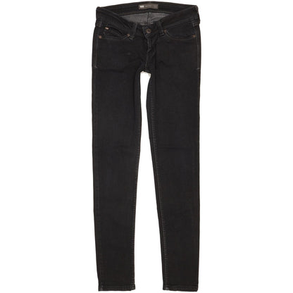 Levi's Demi Curve Women Black Skinny Slim Stretch Jeans W26 L30