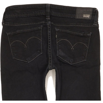 Levi's Demi Curve Women Black Skinny Slim Stretch Jeans W26 L30