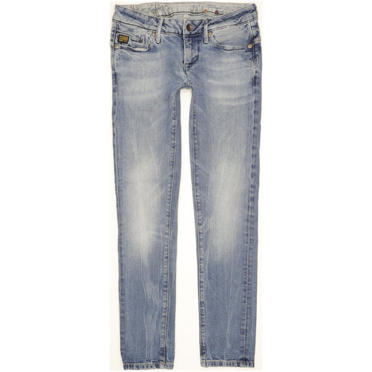 G-Star Midge Women Blue Skinny Slim Stretch Jeans W27 L30