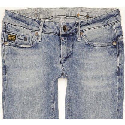 G-Star Midge Women Blue Skinny Slim Stretch Jeans W27 L30