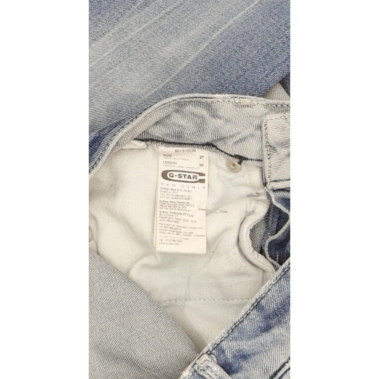 G-Star Midge Women Blue Skinny Slim Stretch Jeans W27 L30