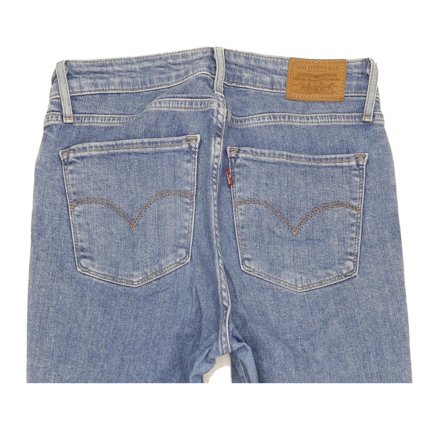 Levi's 721 Women Blue Skinny Slim Stretch Jeans W28 L30