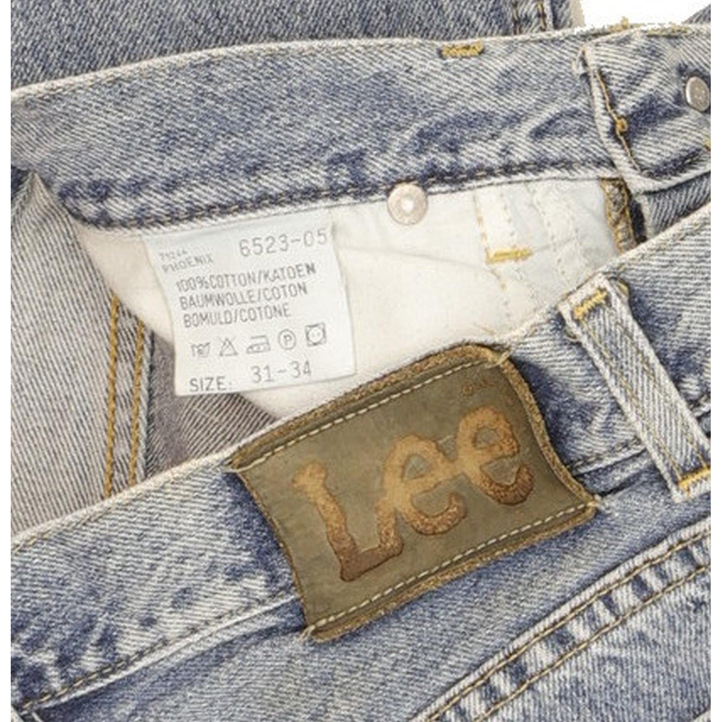 Lee Phoenix Men Blue Straight Regular Jeans W31 L27
