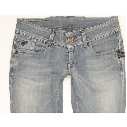 G-Star Lynn Women Blue Skinny Slim Stretch Jeans W28 L30