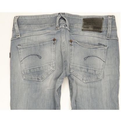 G-Star Lynn Women Blue Skinny Slim Stretch Jeans W28 L30