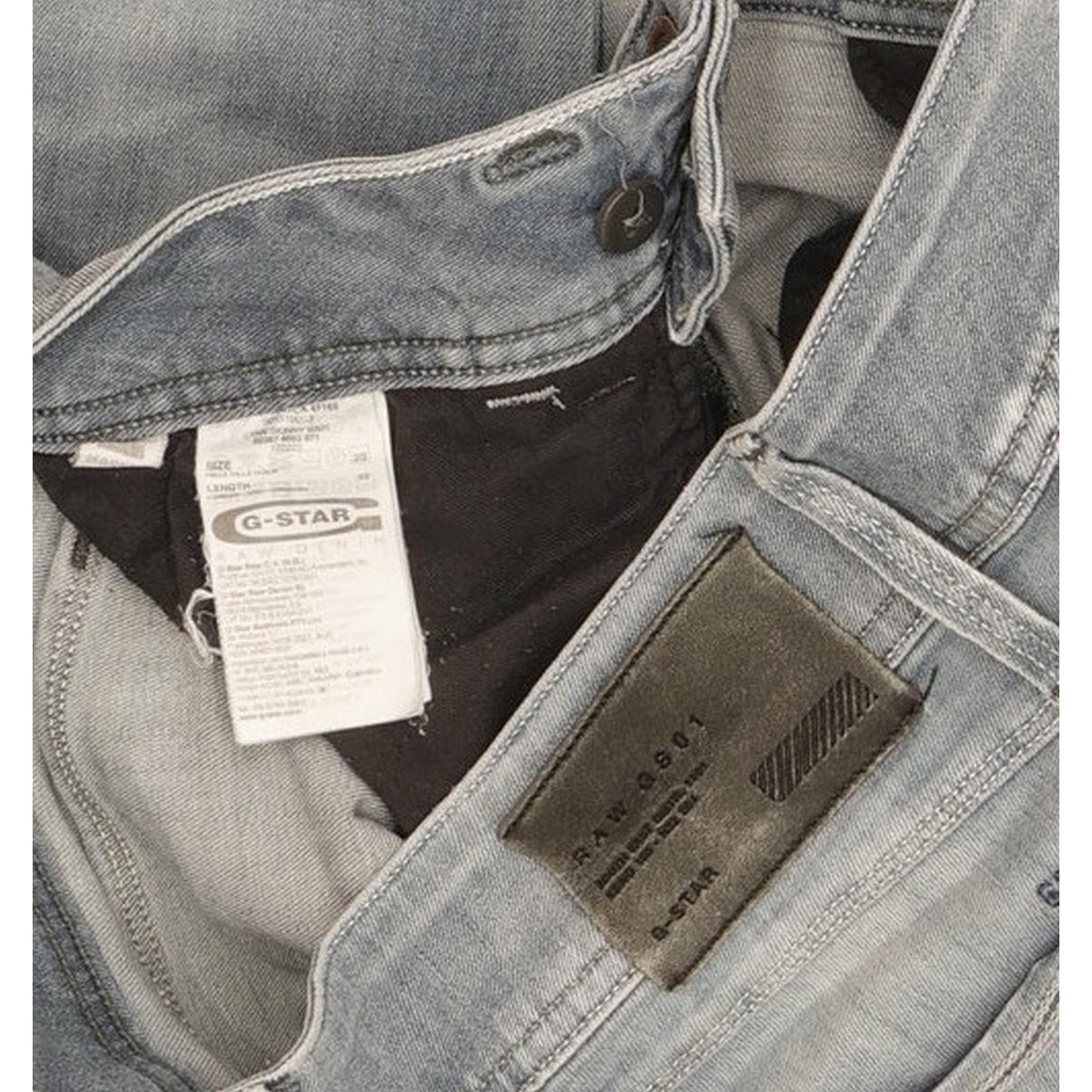 G-Star Lynn Women Blue Skinny Slim Stretch Jeans W28 L30