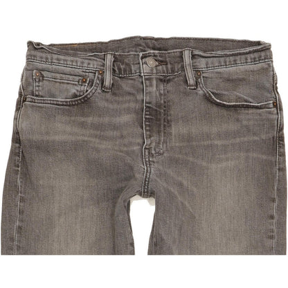 Levi's 511 Men Grey Straight Slim Stretch Jeans W33 L33