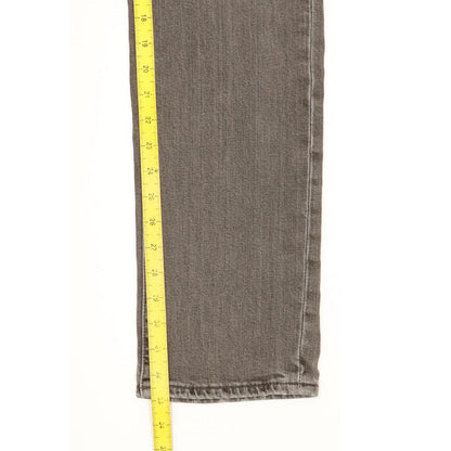 Levi's 511 Men Grey Straight Slim Stretch Jeans W33 L33