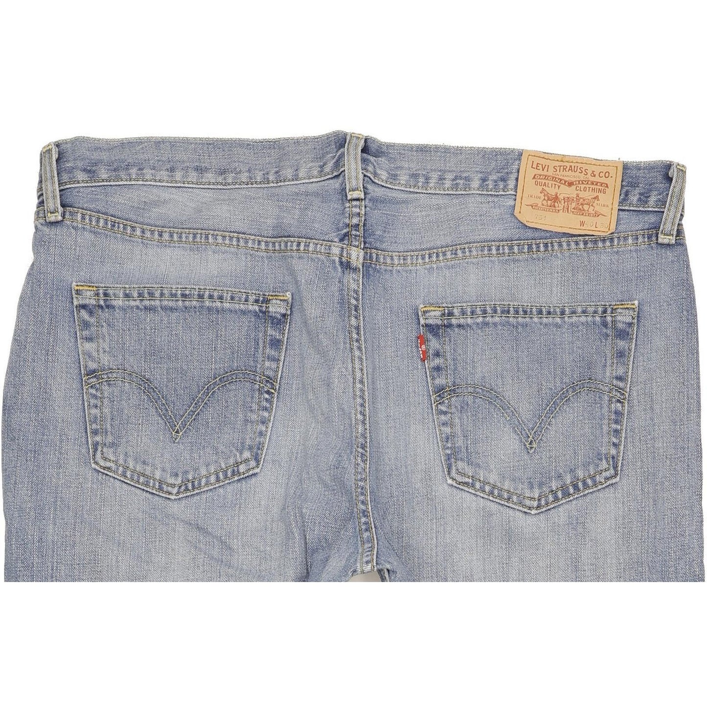 Levi's 751 Men Blue Straight Regular Jeans W40 L30