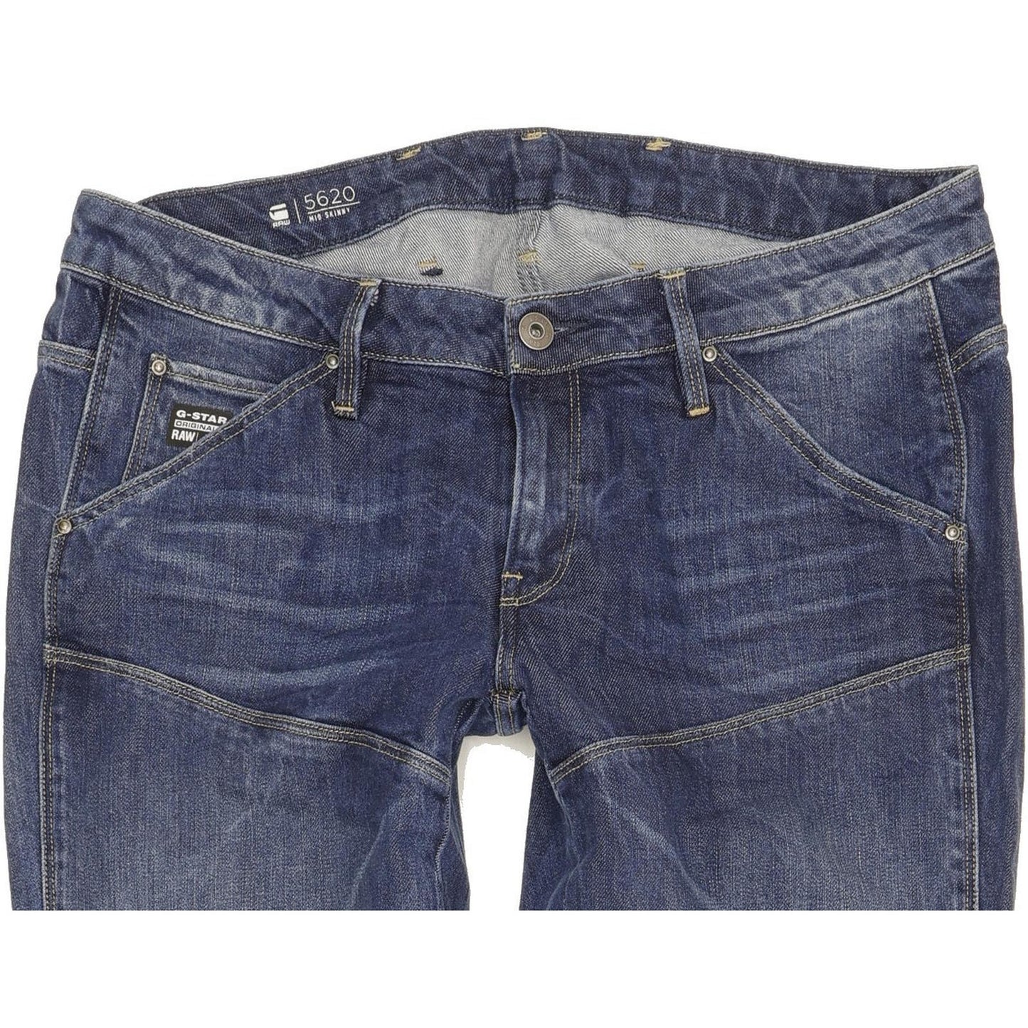 G-Star 5620 Men Blue Skinny Slim Stretch Jeans W31 L34