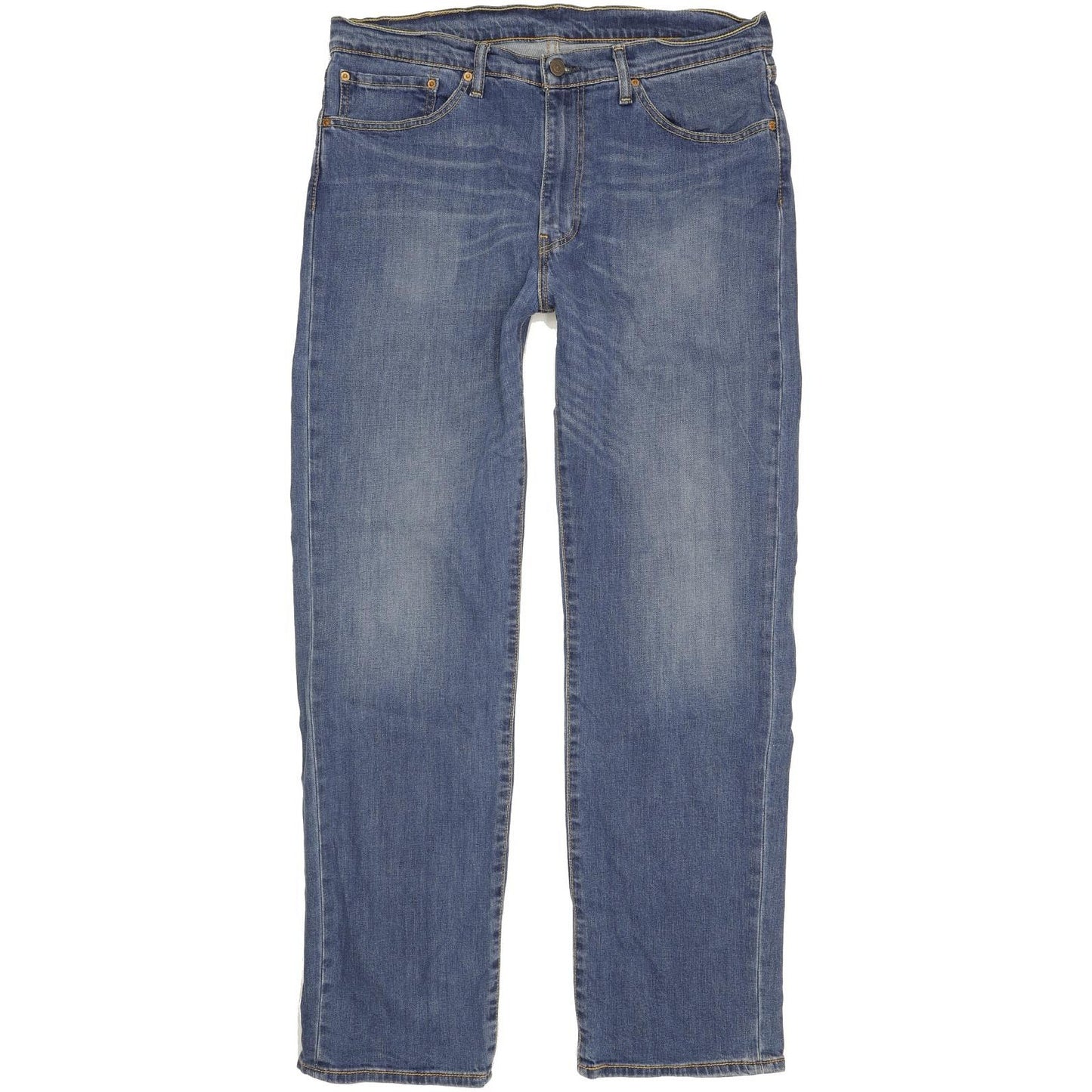 Levi's 751 Men Blue Straight Regular Stretch Jeans W36 L33