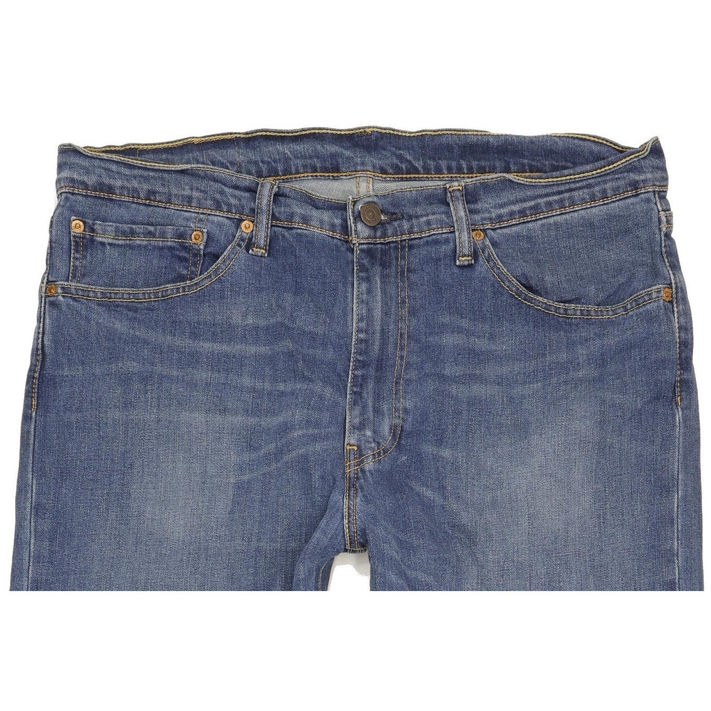 Levi's 751 Men Blue Straight Regular Stretch Jeans W36 L33