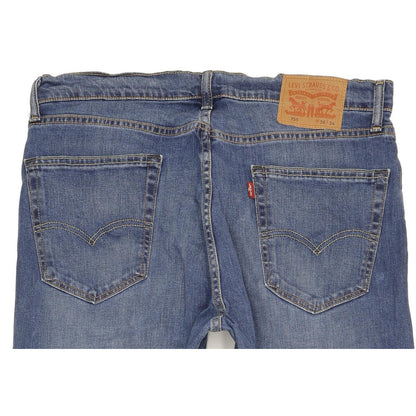Levi's 751 Men Blue Straight Regular Stretch Jeans W36 L33