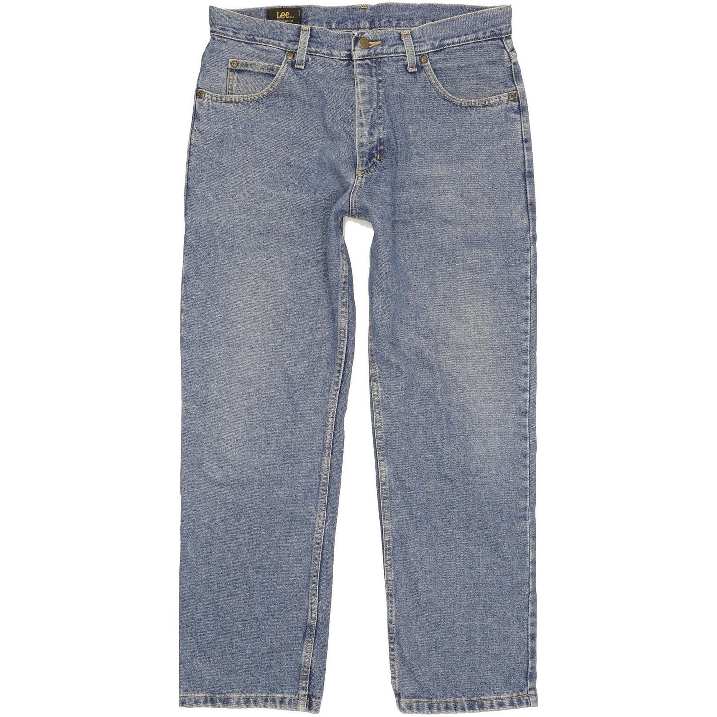 Lee Portland Men Blue Straight Regular Jeans W34 L30