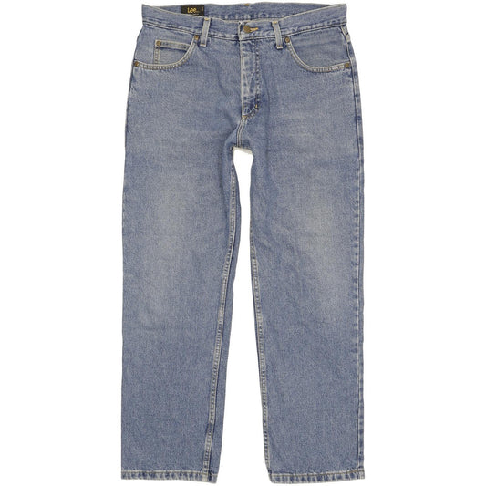 Lee Portland Men Blue Straight Regular Jeans W34 L30